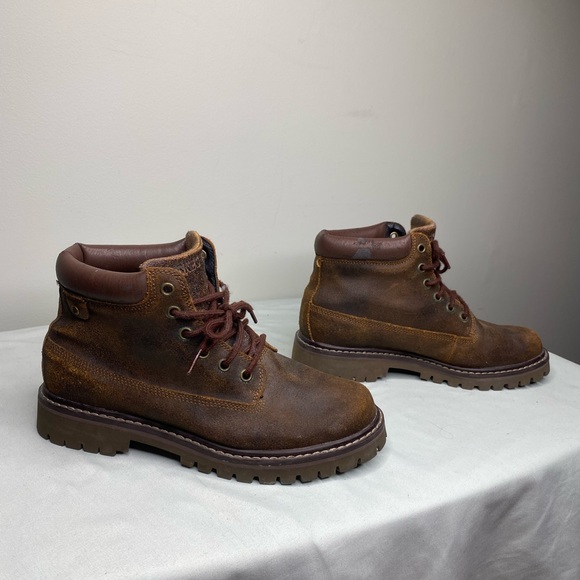 Y2K vintage 90s sketcher lace up boots work hiking boots - Picture 3 of 7